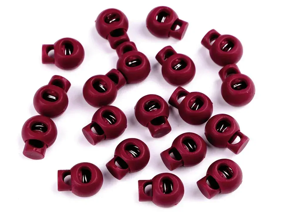 Černá - Brzdičky kulaté 15x19mm