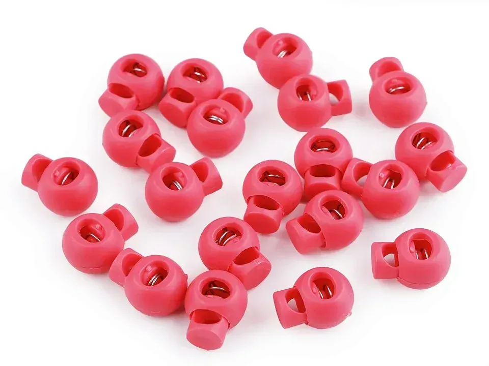 Černá - Brzdičky kulaté 15x19mm