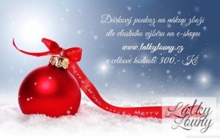 Dárkový poukaz v hodnotě 300,- Kč